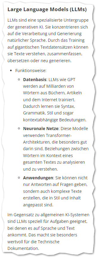 Definition Large Language Model: Language models trained on extensive text datasets that can understand and generate natural language.